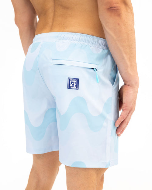 Mint Wave Swim Shorts