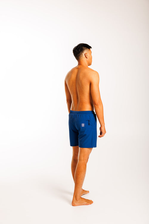 Men Indigo Swim Shorts