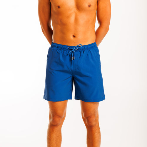 Men Indigo Swim Shorts