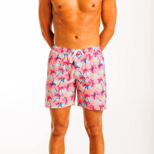 Men Falling Palms Swim Shorts