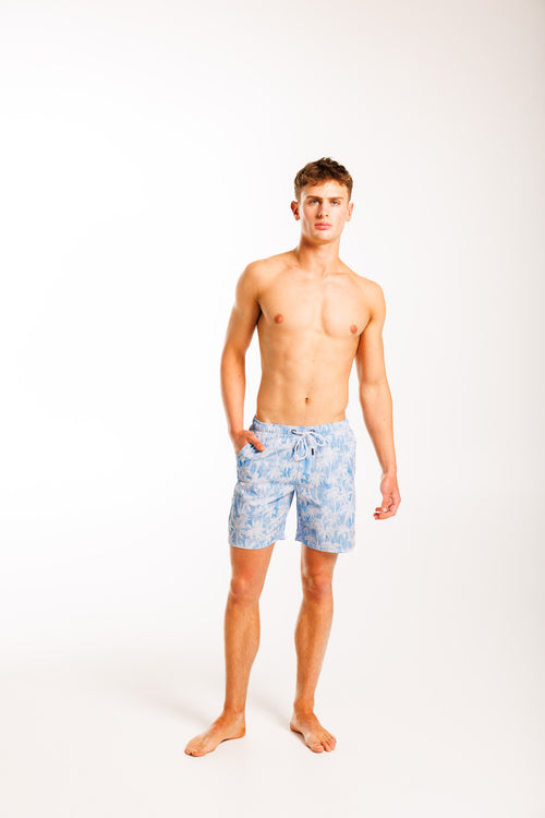 Men Maui Palm Swim Shorts