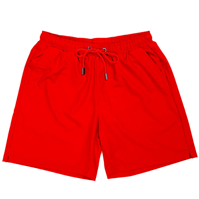 Men Red Swim Shorts