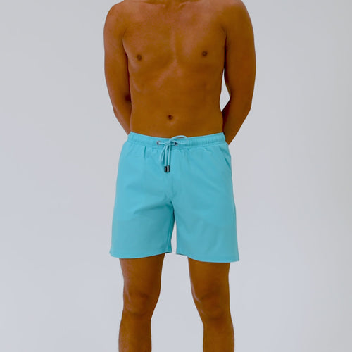 Men Jade Glass Swim Shorts