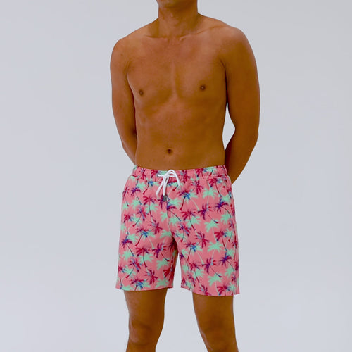 Men Falling Palms Swim Shorts