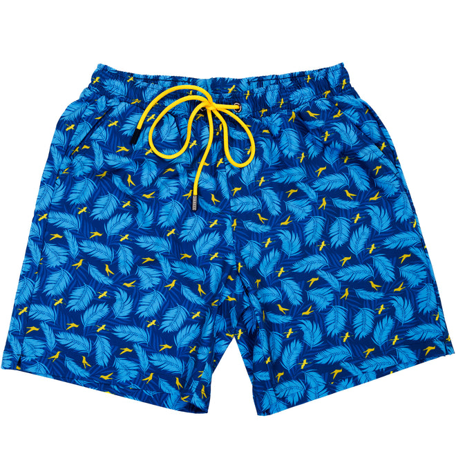 Men Feather & Stork Swim Shorts