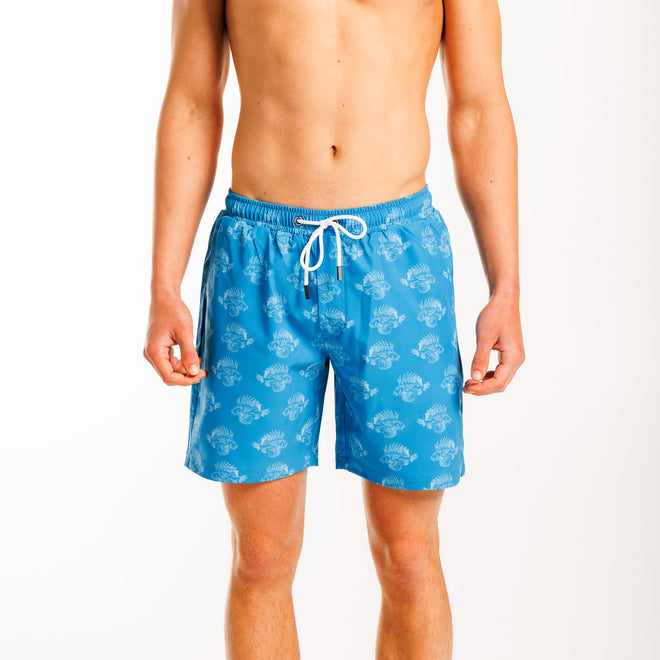 Men Lion Fish Swim Shorts